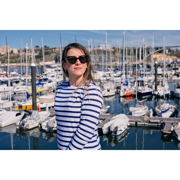 Marinière Femme Bleu Jeans - Littomer