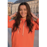 Sweat Capuche Été Orange - Littomer