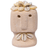 Statuettes en Pierre de Sumba cheveux Coquillages - Littomer