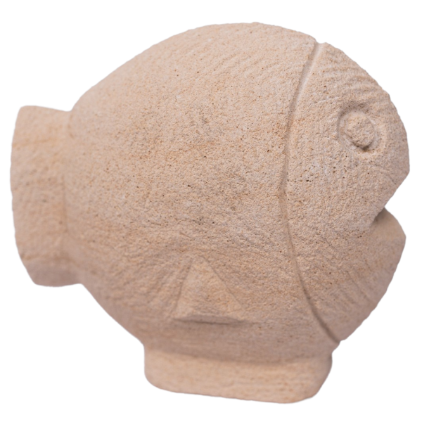 Poisson en Pierre de Sumba Blanche - Littomer