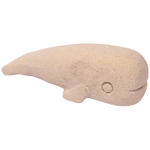 Baleine en Pierre de Sumba Blanche - Littomer