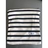 Pochette Écru/Bleu Roi GM