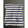 Pochette Blanc/Marine