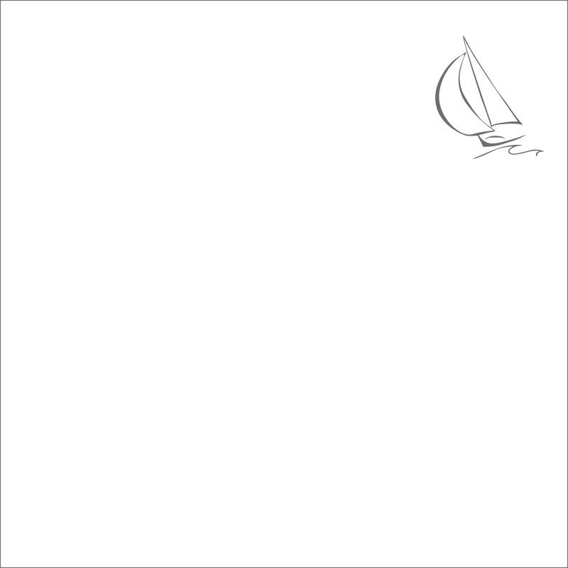 Taie d'oreiller voilier 100 % coton