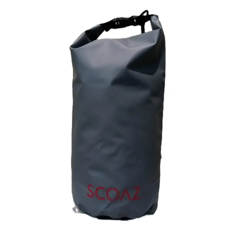 Sac polochon étanche SCOAZ gris et rouge