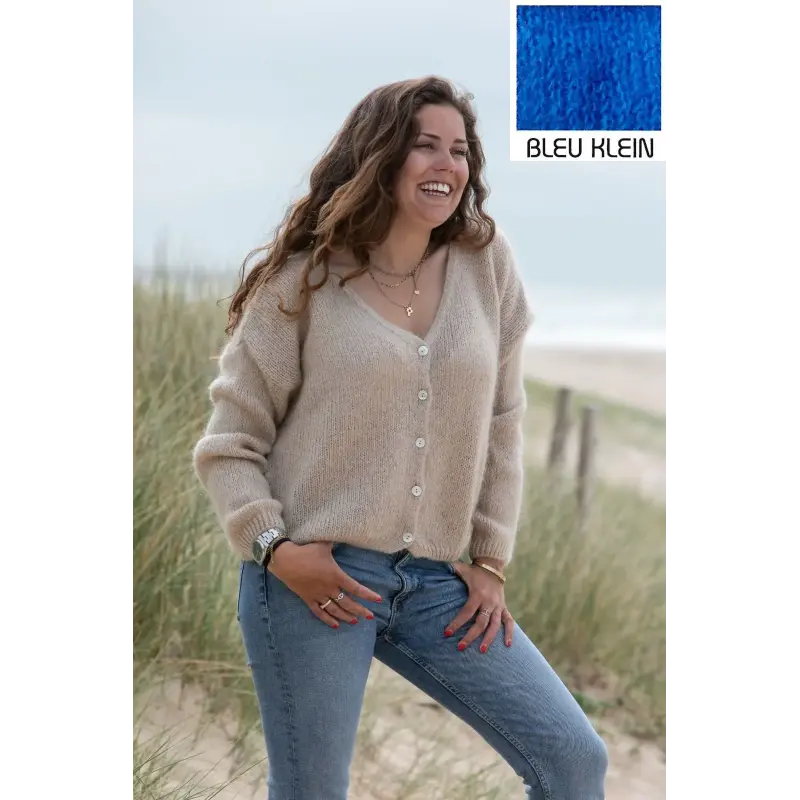 Gilet claire bleu klein