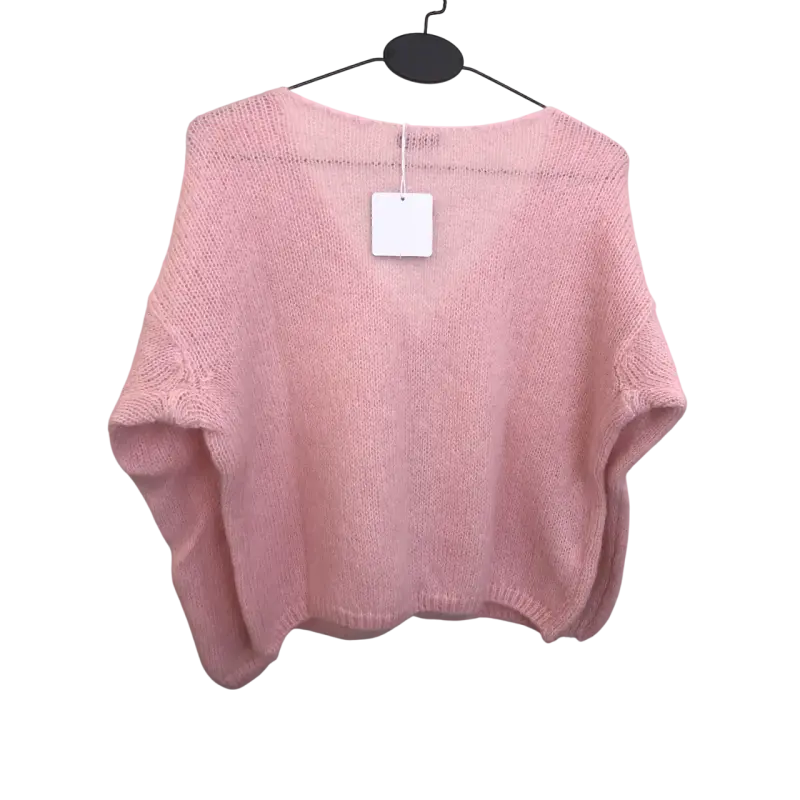 Gilet claire rose poudré