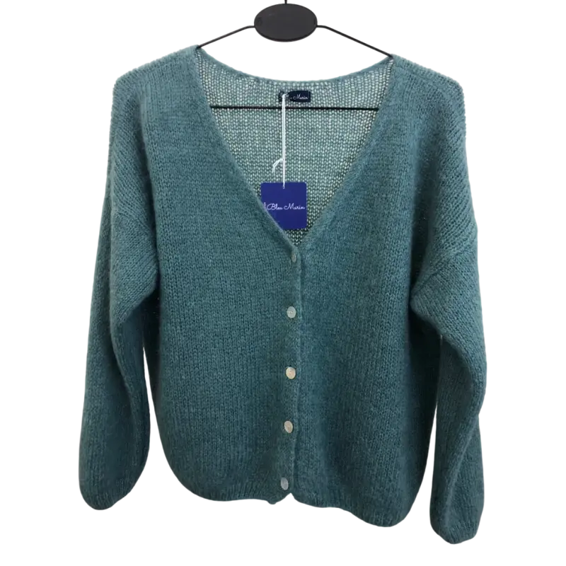 Gilet claire céladon