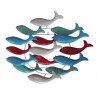 Banc de poissons multicolores - 1