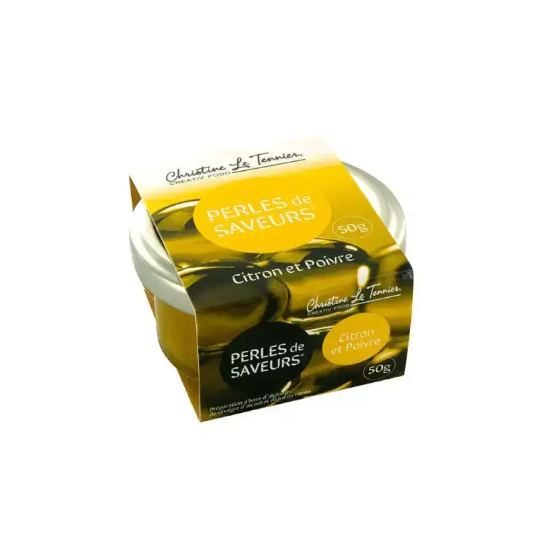 Perles de Saveurs Citron & poivre 50 g