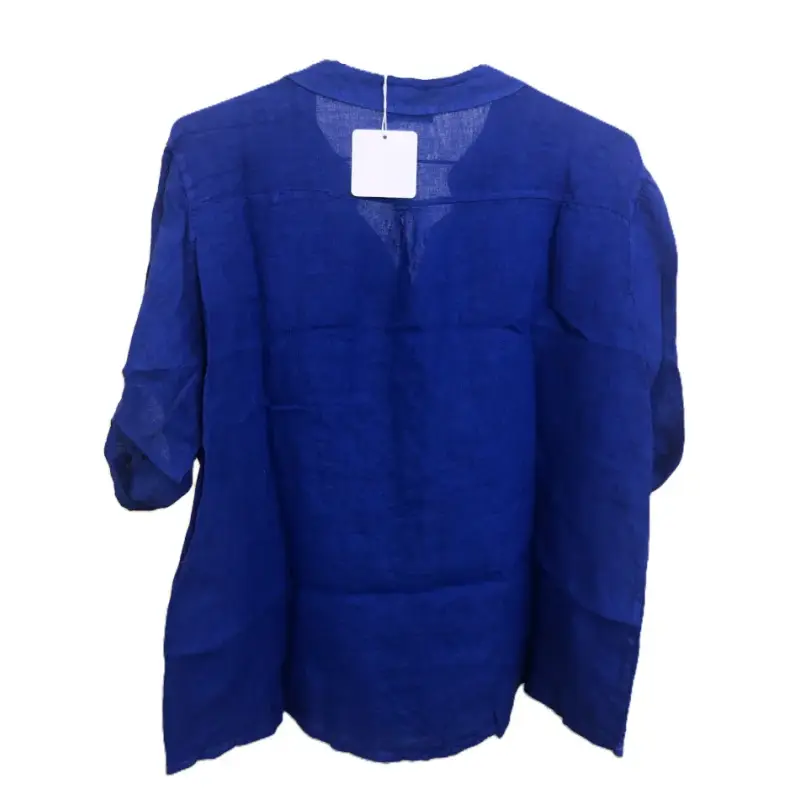 Tunique Violette dos bleu klein