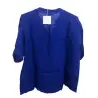 Tunique Violette dos bleu klein