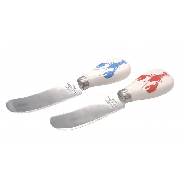 Couteau à tartiner manche porcelaine - Littomer