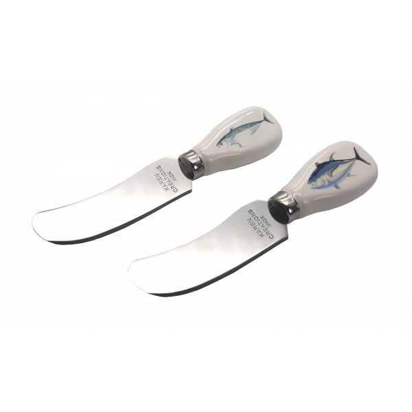 Couteau à tartiner manche porcelaine - Littomer