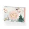 Coffret thé de noël rose