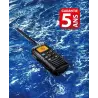 VHF portable IC-M37E – 6 W, étanche IPX8 et flottante
