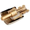 Prise PL 259 sans soudure plaquée or pour câble RG58
