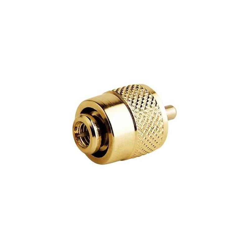 Prise PL 259 sans soudure  plaquée or pour câble RG58
