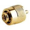 Prise PL 259 sans soudure  plaquée or pour câble RG58