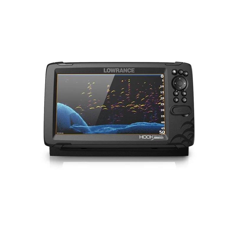 Combiné Lowrance HOOK Reveal 9 TripleShot  CHIRP, SideScan, DownScan & fond cartographique