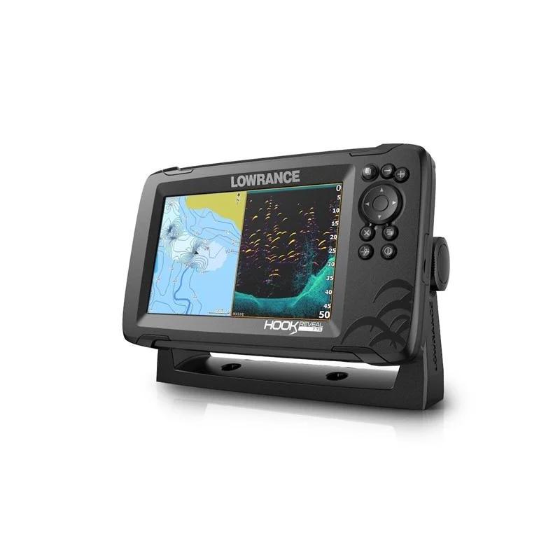 Combiné Lowrance HOOK Reveal 7 TripleShot – CHIRP, SideScan, DownScan & fond cartographique