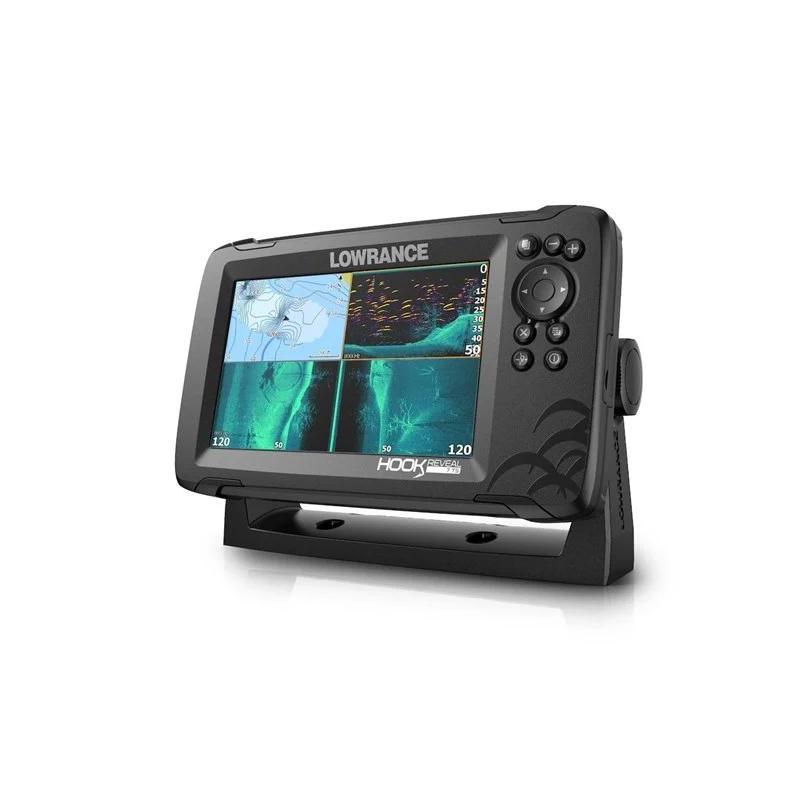 Lowrance HOOK Reveal 7 TripleShot – combiné GPS/sondeur 7" avec CHIRP, SideScan, DownScan