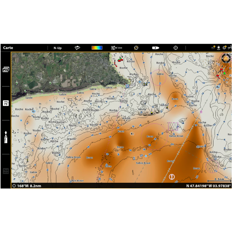 Carte Humminbird CoastMaster France & Corse  602016-1 Premium