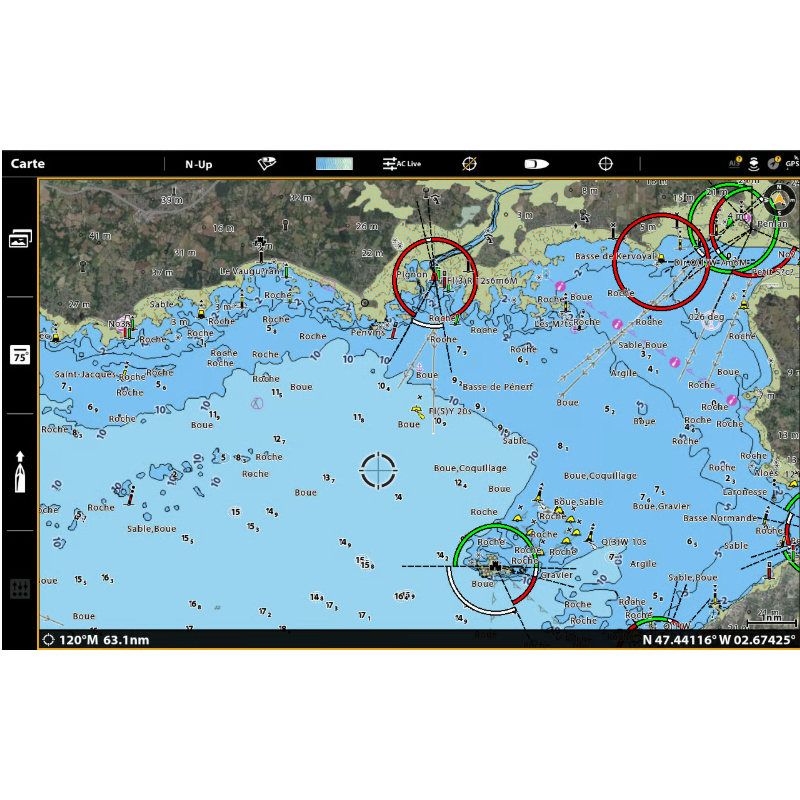 Carte Humminbird CoastMaster France & Corse  602016-1 Premium