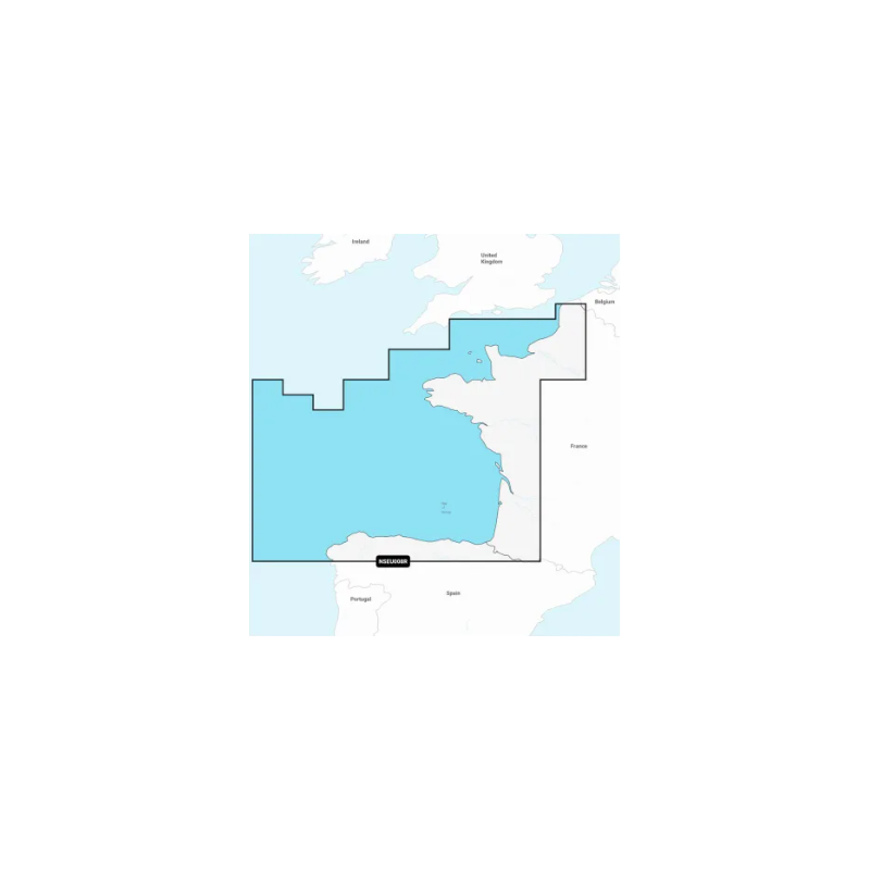 Carte marine Garmin Navionics+ Golfe de Gascogne - MicroSD avec abonnement 1 an