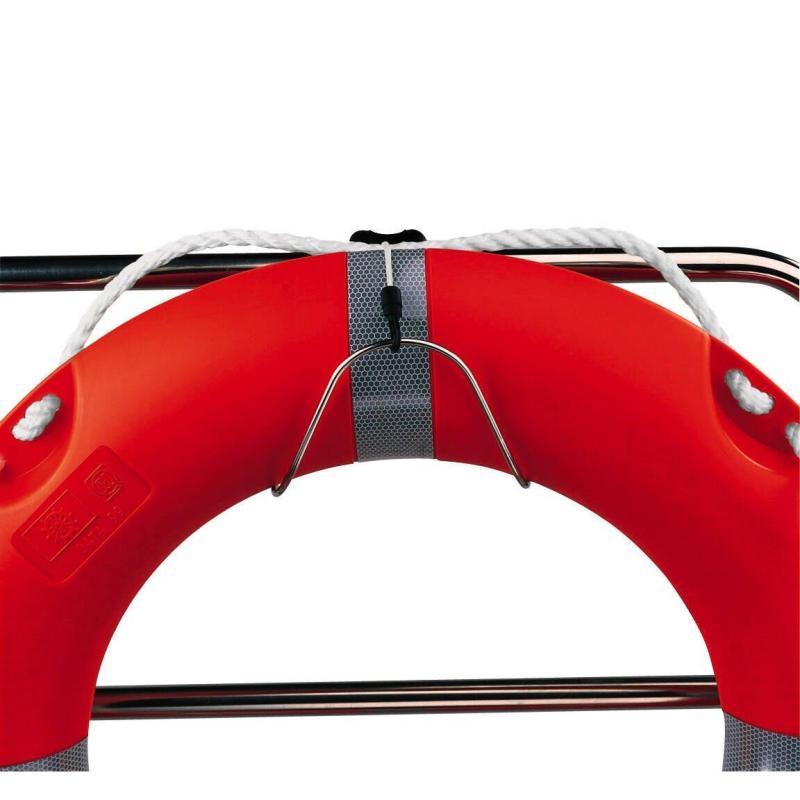 Support pour bouée couronne  Fixation balcon Ø 18,5 à 25,5 mm