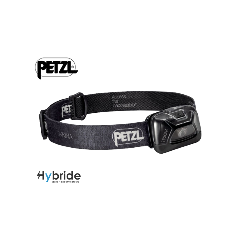 Lampe frontale Petzl Tikkina Noire – 150 lm – Hybrid Concept