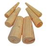 Lot de 10 Pinoches Bois Coniques 8 à 38mm