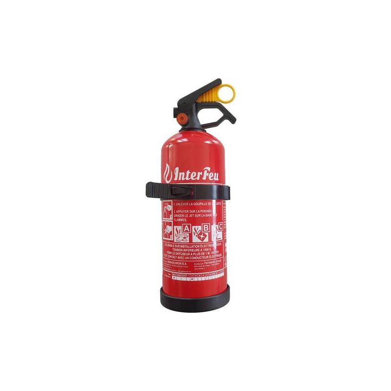 Extincteur a poudre ABC 1kg SS Mano