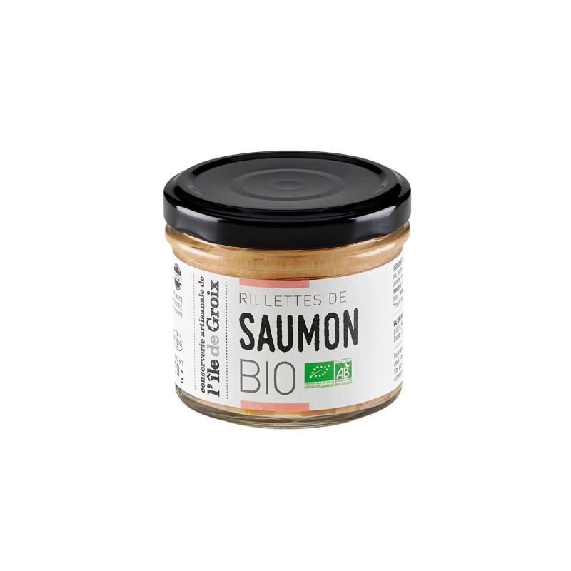 Rillette de Saumon BIO 90g Groix et Nature  - Certification Biologique