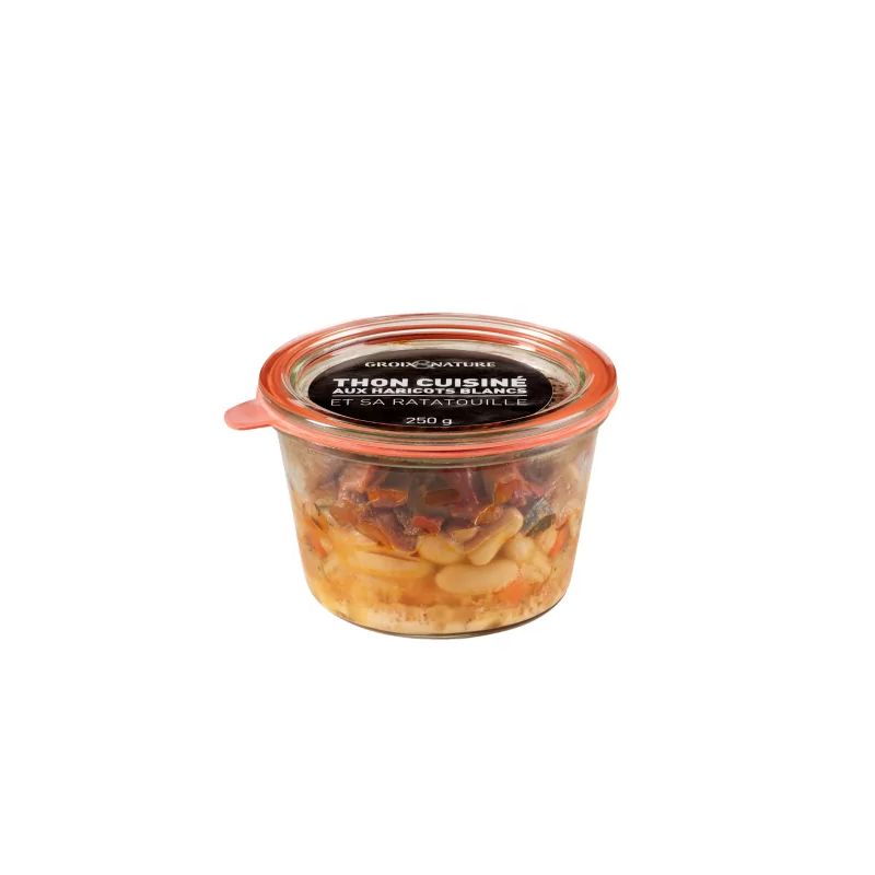 Thon aux Haricots et Ratatouille 250g - Groix et Nature