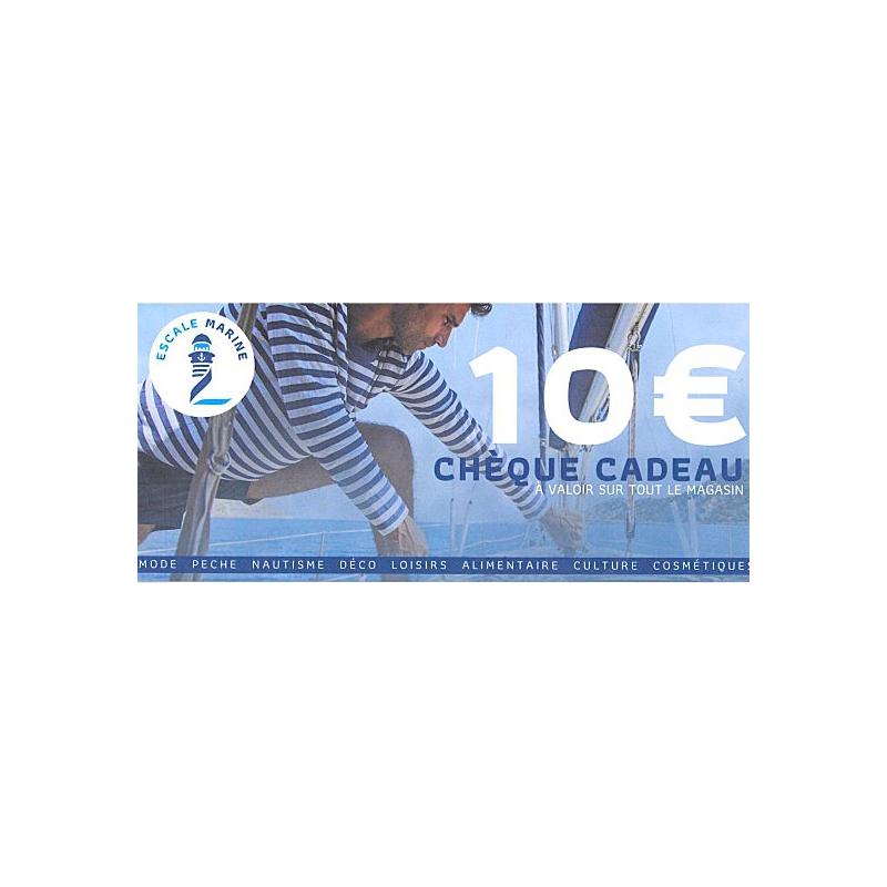 Chèque cadeau ESCALE MARINE 10 Euros