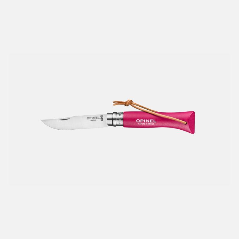 Framboise Couteau Opinel n°6 Baroudeur