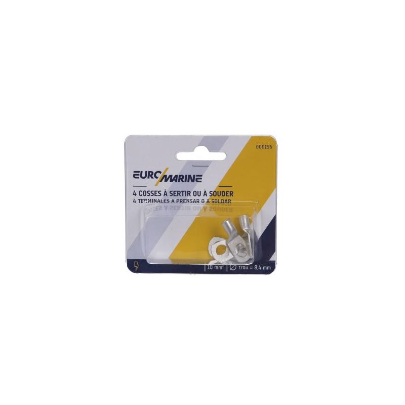 Cosses Ø 8,4 mm câble 3,5 mm – Lot de 4