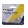 Cosses à sertir ou à souder Ø 10,5 mm pour câble 6,8 mm – Lot de 4