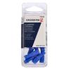 Cosses douille Ø 4 mm femelle bleu – Lot de 10