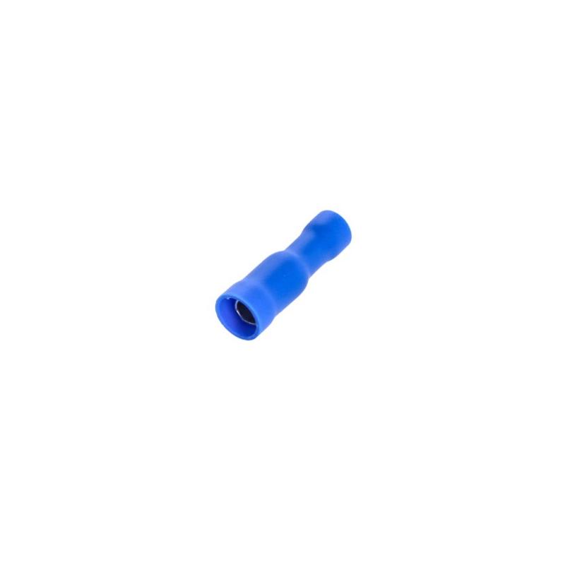 Cosses douille Ø 4 mm femelle bleu – Lot de 10