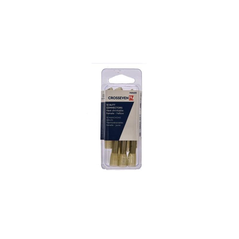 Prolongateur à sertir étanche jaune - lot de 10 - Euromarine