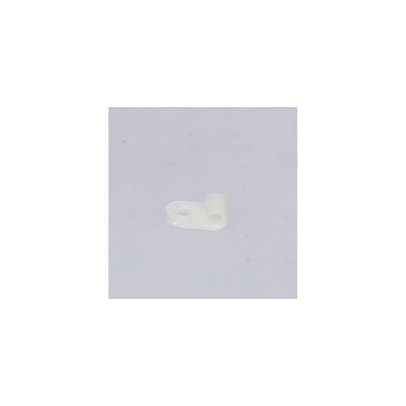Collier à visser nylon blanc ø4mm - lot de 10 - Euromarine