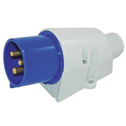 Embase P17 2P+T mâle 16A - Installation fixe 220V - Naveo