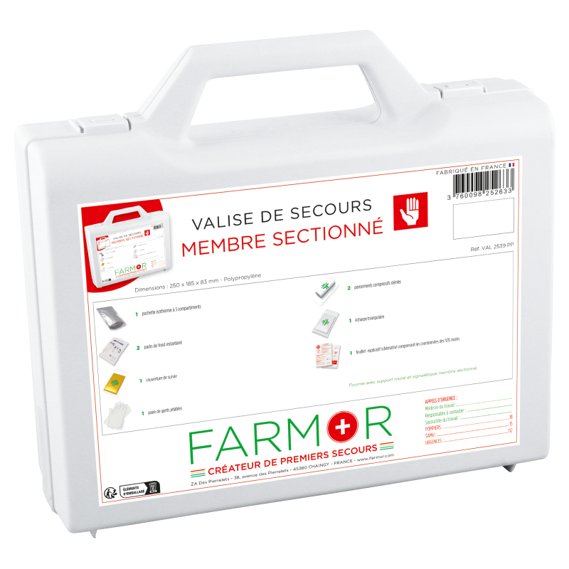 Valise de secours « Membre Sectionné »