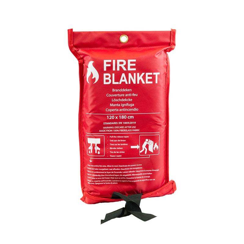 Couverture anti-feu 180 × 120 cm, étui souple