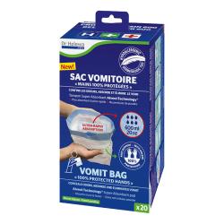 Sacs Vomitoires à Usage Unique avec Embout Rigide (Boîte de 20)