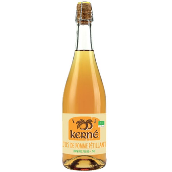 Jus de pomme pétillant