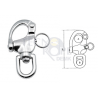 MOUSQUETON DE DRISSE EMERILLON INOX 316