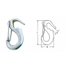 MOUSQUETON ASYMETRIQUE - INOX - AISI 316